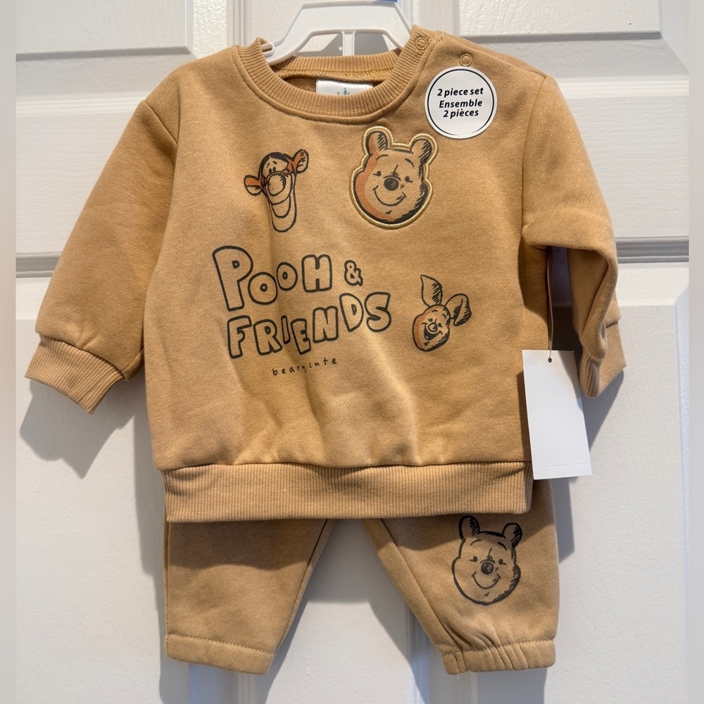 Disney Winnie The Pooh Fleece One-Piece 0-3 Months Unisex